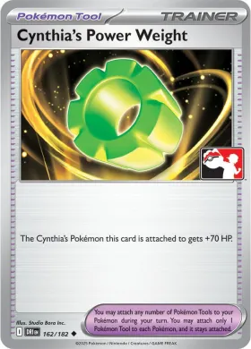 Cynthia's Power Weight ( 162/182) Play! Pokémon Prize Pack Series Eight