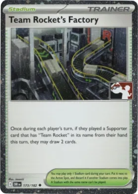 Team Rocket's Factory ( 173/182) Play! Pokémon Prize Pack Series Eight