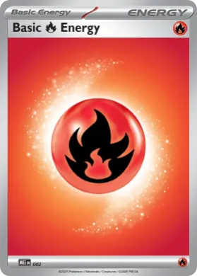 Basic Fire Energy ( 002) Play! Pokémon Prize Pack Series Nine