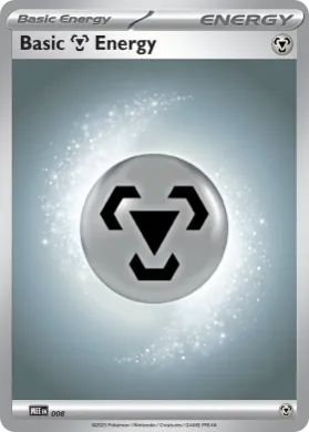 Basic Metal Energy ( 008) Play! Pokémon Prize Pack Series Nine