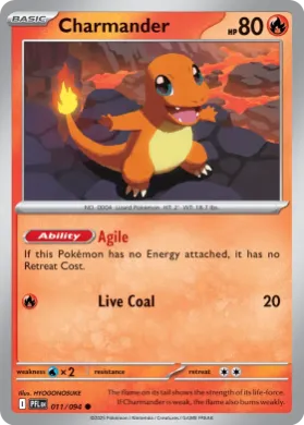 Charmander ( 011/094) Play! Pokémon Prize Pack Series Nine