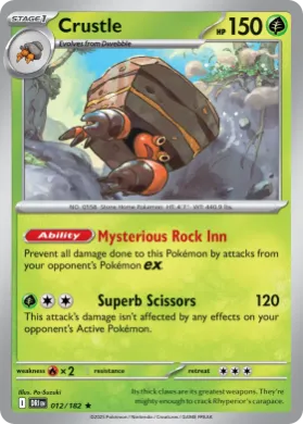 Crustle ( 012/182) Play! Pokémon Prize Pack Series Nine