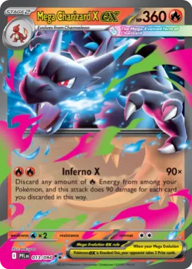 Mega Charizard X ex ( 013/094) Play! Pokémon Prize Pack Series Nine