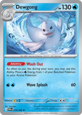 Dewgong ( 019/088) Play! Pokémon Prize Pack Series Nine