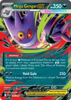 Mega Gengar ex ( 056/094) Play! Pokémon Prize Pack Series Nine