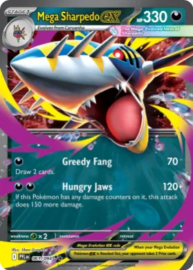 Mega Sharpedo ex ( 061/094) Play! Pokémon Prize Pack Series Nine
