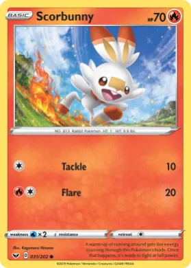 Scorbunny (SSH 31) Sword & Shield