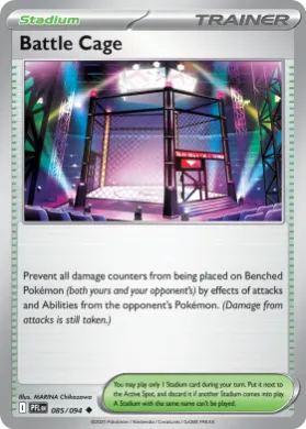 Battle Cage ( 085/094) Play! Pokémon Prize Pack Series Nine
