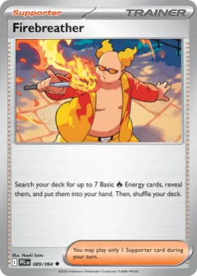 Firebreather ( 089/094) Play! Pokémon Prize Pack Series Nine