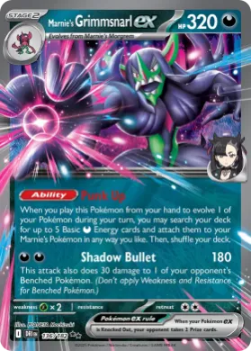 Marnie's Grimmsnarl ex ( 136/182) Play! Pokémon Prize Pack Series Nine