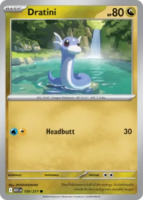 Dratini ( 150/217) Play! Pokémon Prize Pack Series Nine