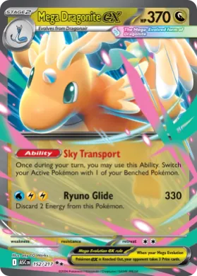 Mega Dragonite ex ( 152/217) Play! Pokémon Prize Pack Series Nine