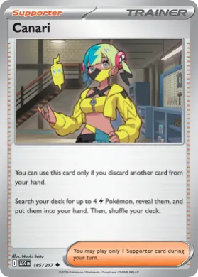 Canari ( 185/217) Play! Pokémon Prize Pack Series Nine