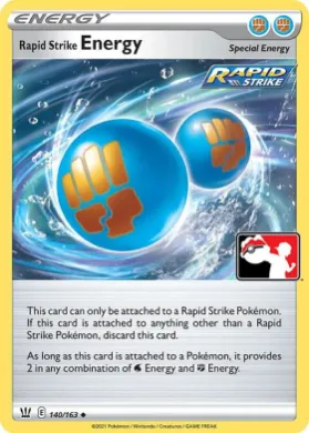 Rapid Strike Energy ( 140/163) Play! Pokémon Prize Pack Series One