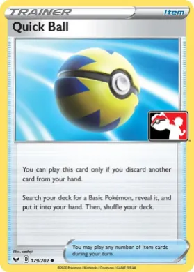Quick Ball ( 179/202) Play! Pokémon Prize Pack Series One