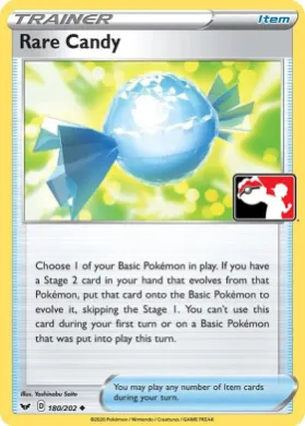 Rare Candy ( 180/202) Play! Pokémon Prize Pack Series One