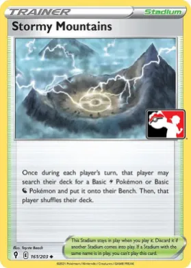 Stormy Mountains ( 161/203) Play! Pokémon Prize Pack Series Two