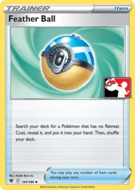 Feather Ball ( 141/189) Play! Pokémon Prize Pack Series Three