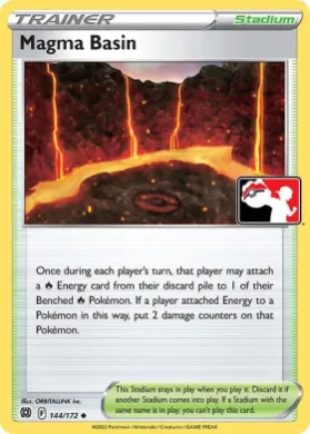 Magma Basin ( 144/172) Play! Pokémon Prize Pack Series Three