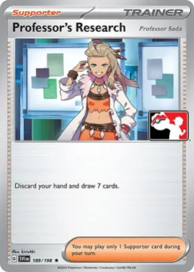 Professor's Research ( 189/198) Play! Pokémon Prize Pack Series Three