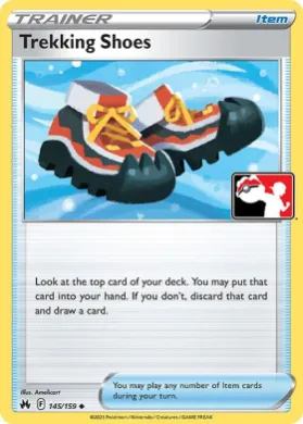 Trekking Shoes ( 145/159) Play! Pokémon Prize Pack Series Four