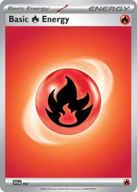 Basic Fire Energy ( 002) Play! Pokémon Prize Pack Series Five
