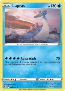 Lapras (SSH 48) Sword & Shield