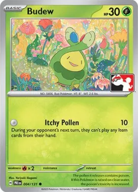 Budew ( 004/131) Play! Pokémon Prize Pack Series Seven