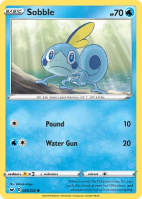 Sobble (SSH 55) Sword & Shield