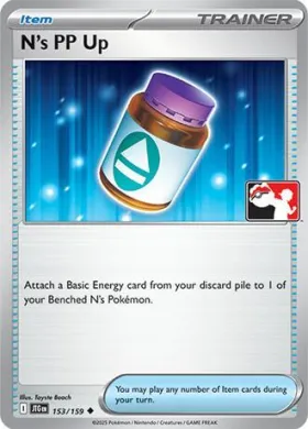 N's PP Up ( 153/159) Play! Pokémon Prize Pack Series Eight
