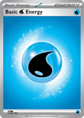 Basic Water Energy ( 003) Play! Pokémon Prize Pack Series Nine
