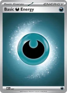 Basic Darkness Energy ( 007) Play! Pokémon Prize Pack Series Nine
