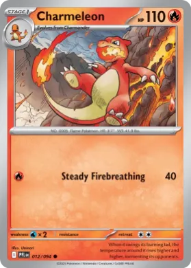 Charmeleon ( 012/094) Play! Pokémon Prize Pack Series Nine