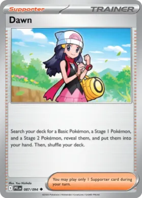 Dawn ( 087/094) Play! Pokémon Prize Pack Series Nine