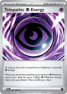 Telepathic Psychic Energy ( 088/088) Play! Pokémon Prize Pack Series Nine