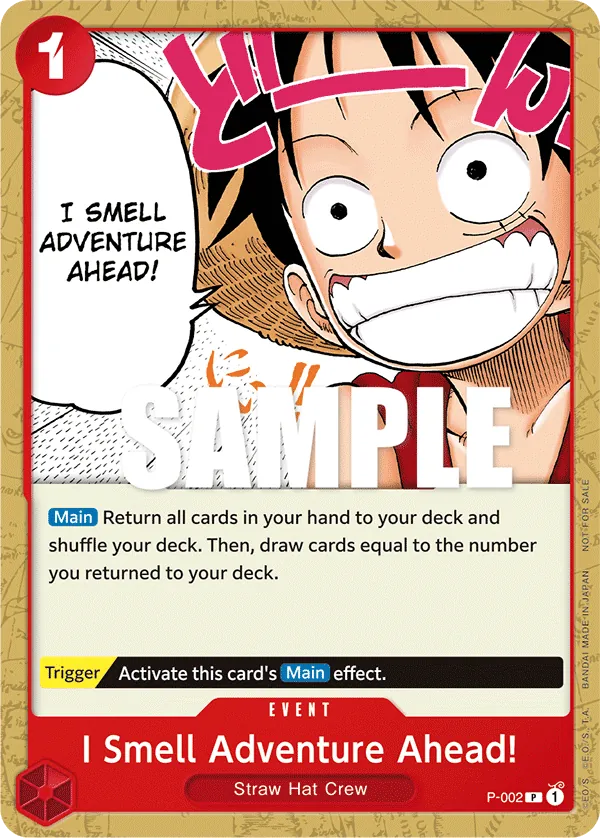 I Smell Adventure Ahead! P-002 One Piece card
