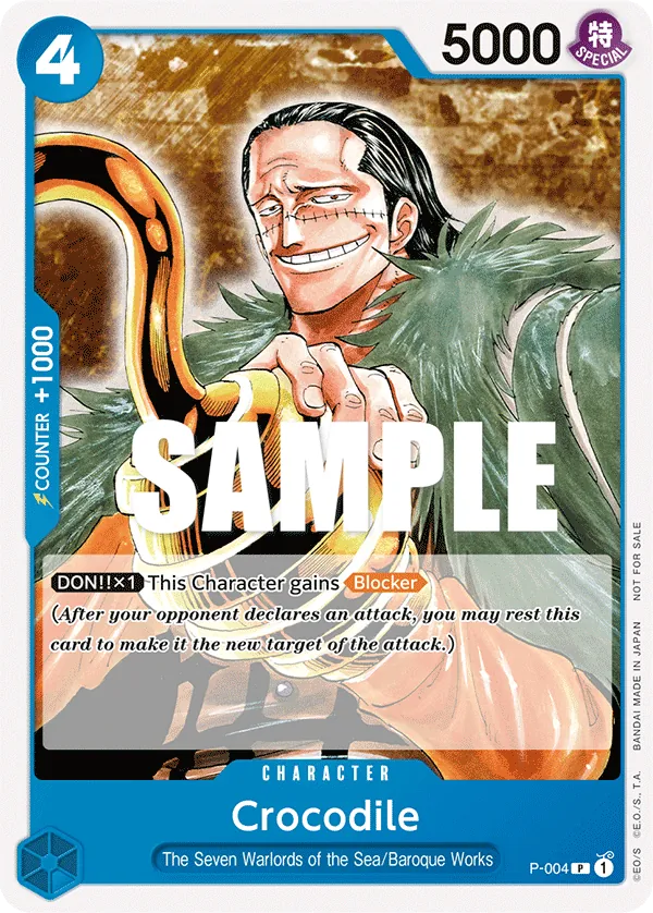 Crocodile P-004 One Piece card