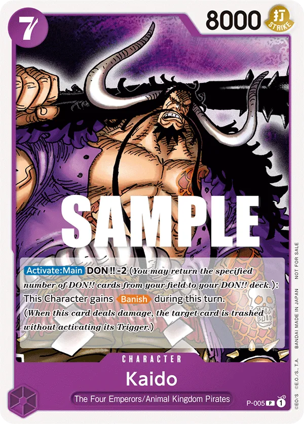 Kaido P-005 One Piece card