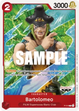 Bartolomeo (P P-018) Promos