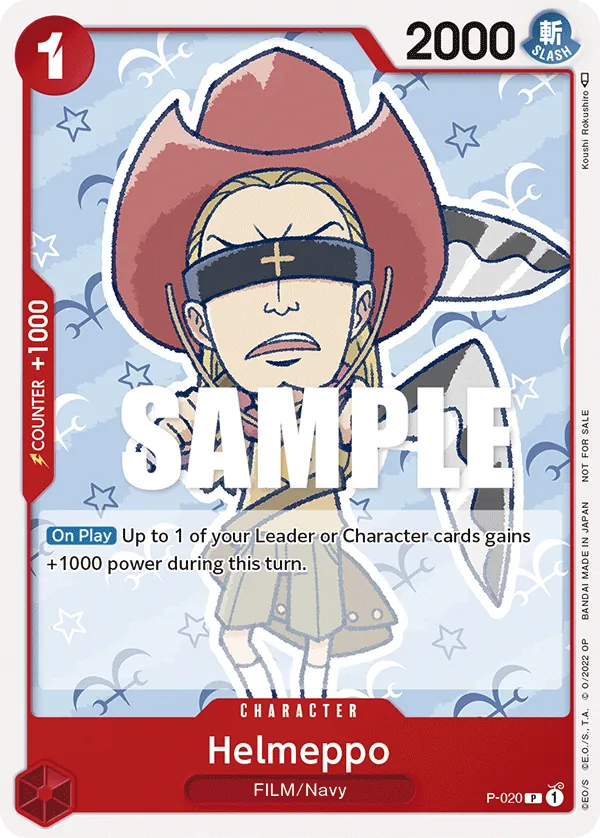 Helmeppo P-020 One Piece card