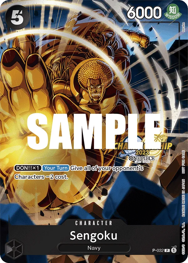 Sengoku P-032 One Piece card
