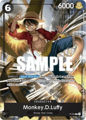 Monkey.D.Luffy (P P-035) Promos