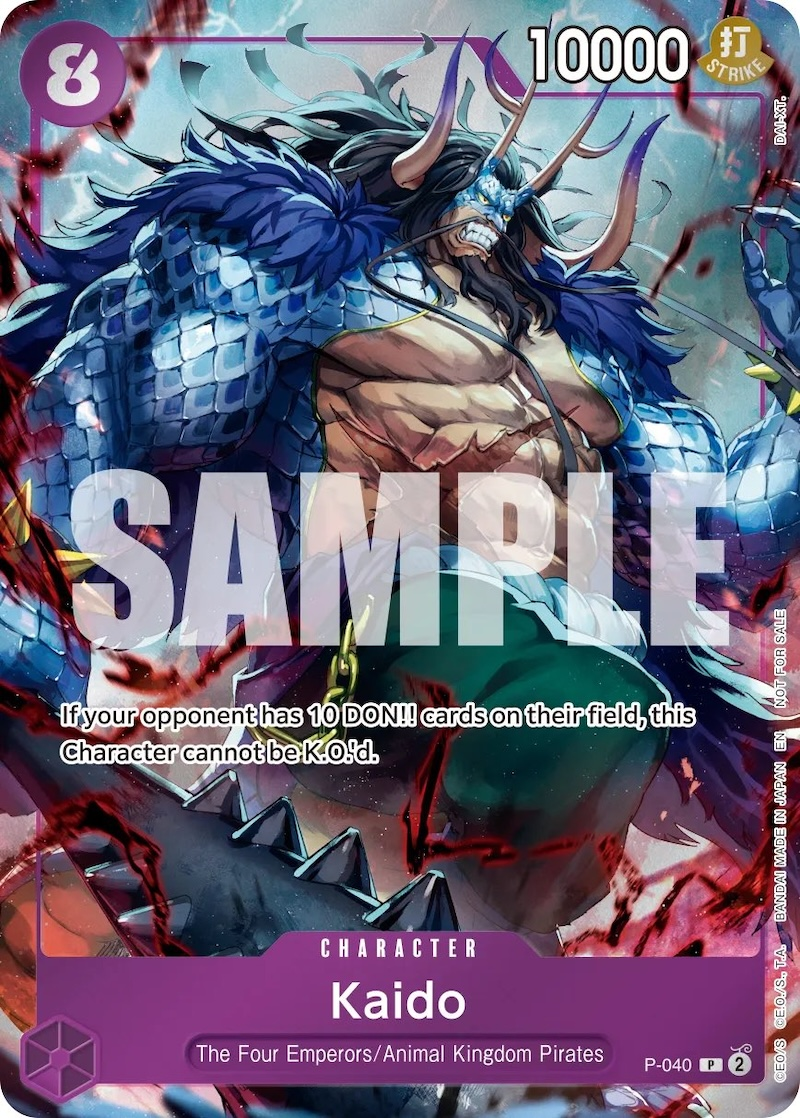 Kaido P-040 One Piece card