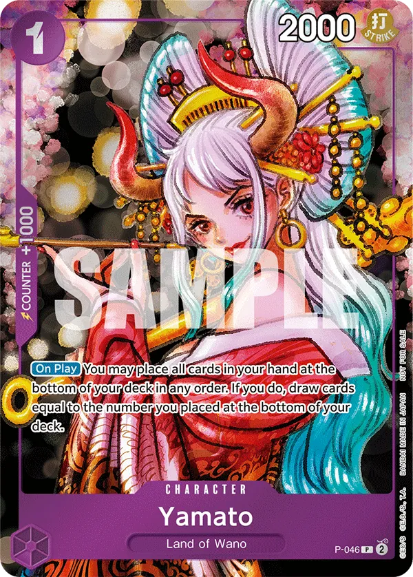 Yamato P-046 One Piece card