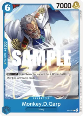 Monkey.D.Garp (P P-054) Promos