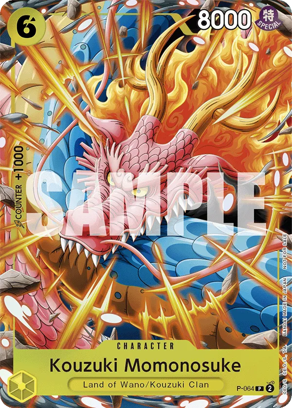 Kouzuki Momonosuke P-064 One Piece card
