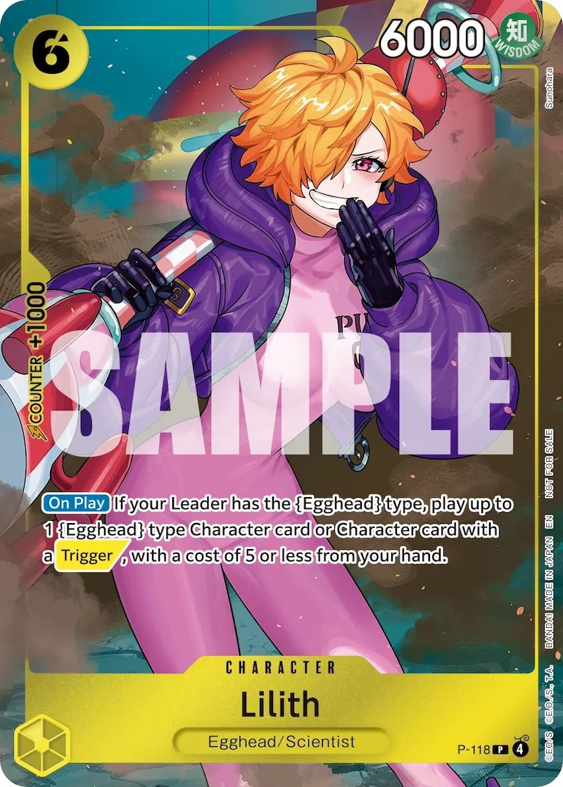 Lilith P-118 One Piece card