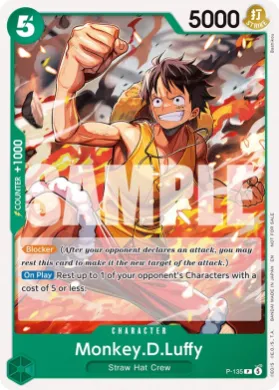Monkey.D.Luffy (P P-135) Promos