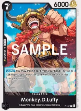 Monkey.D.Luffy (P P-157) Promos