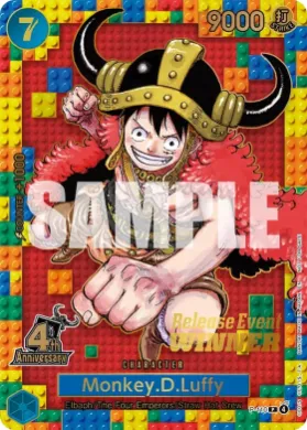 Monkey.D.Luffy (WC P-110) Winner Cards